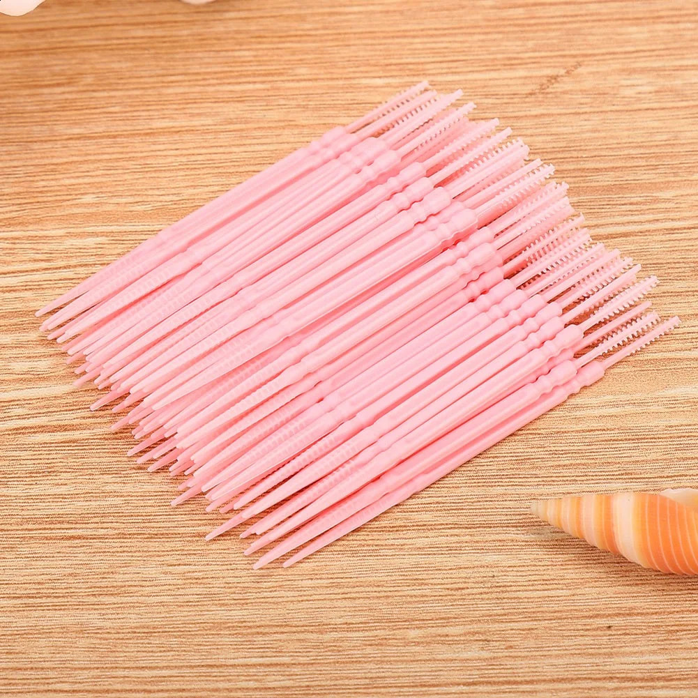1000 Pcs Double-Head Teeth Cleaning Toothpick Oral Care Floss Pick Clean Interdental Residue While Protect Gums Prevent Bacteria 240905