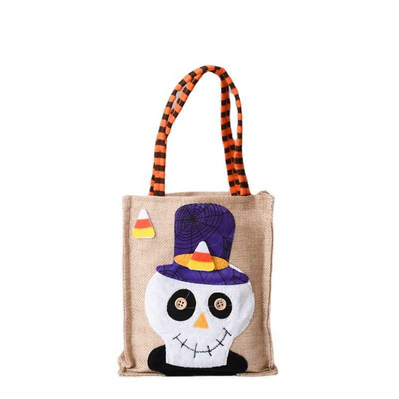 CMM Halloween Gift Non Woven Handbag Candy Bag Ghost Festival Pumpkin Bag Accessories Props Gift Bag