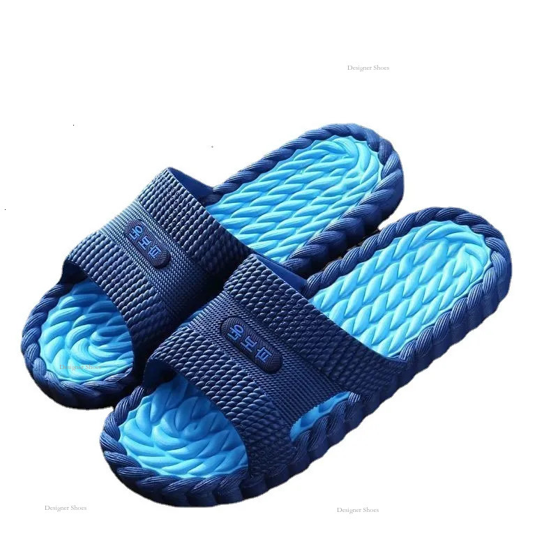 Odor Anti Slip Resistant Massage Sandals, Bathroom Couple Slippers, Plastic Home Shoes, Men's And Women's Slippers pers, pers