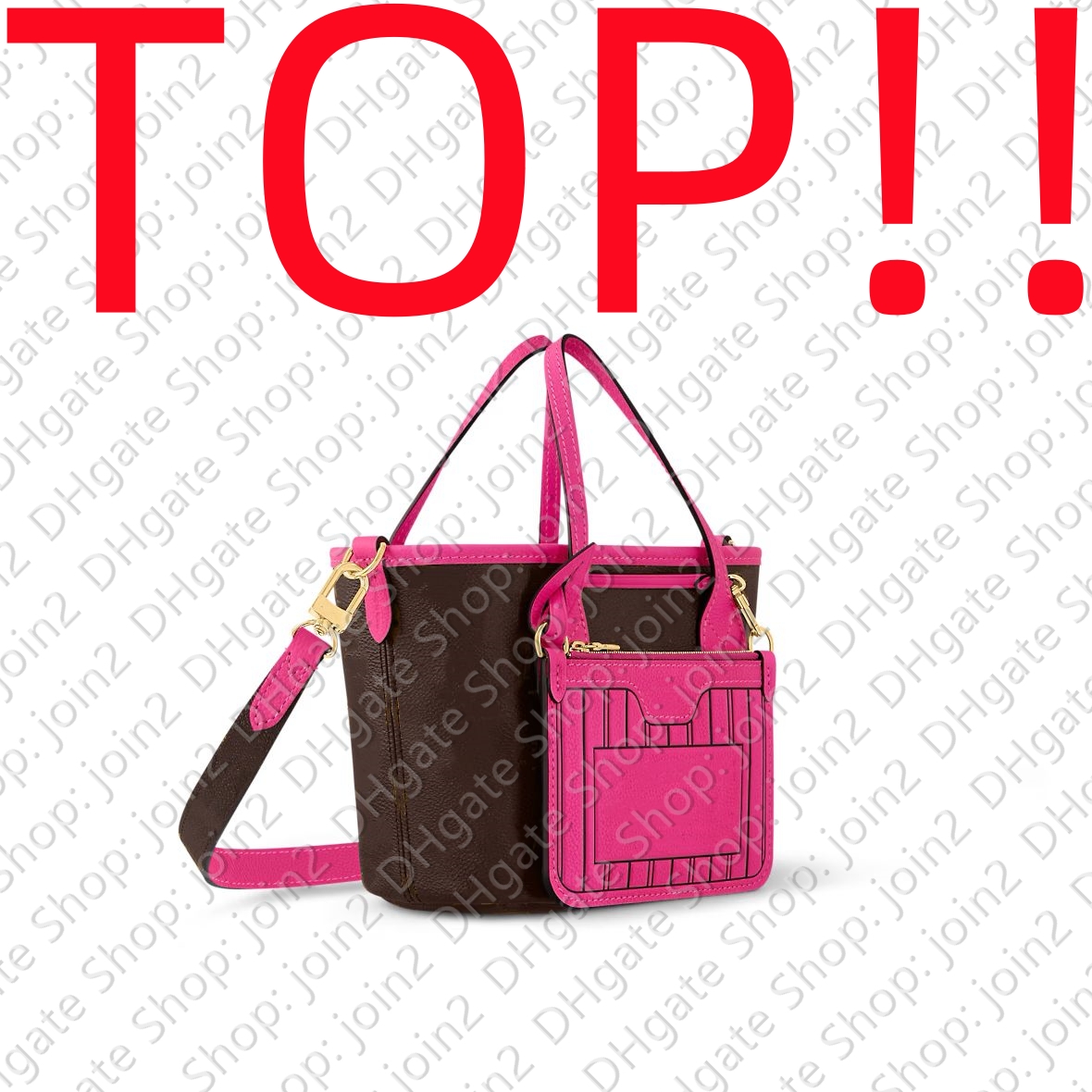 TOP. NF BANDOU. INSIDE OUT BB MM GM Tote Bag Cosmetic Bags & Cases join2