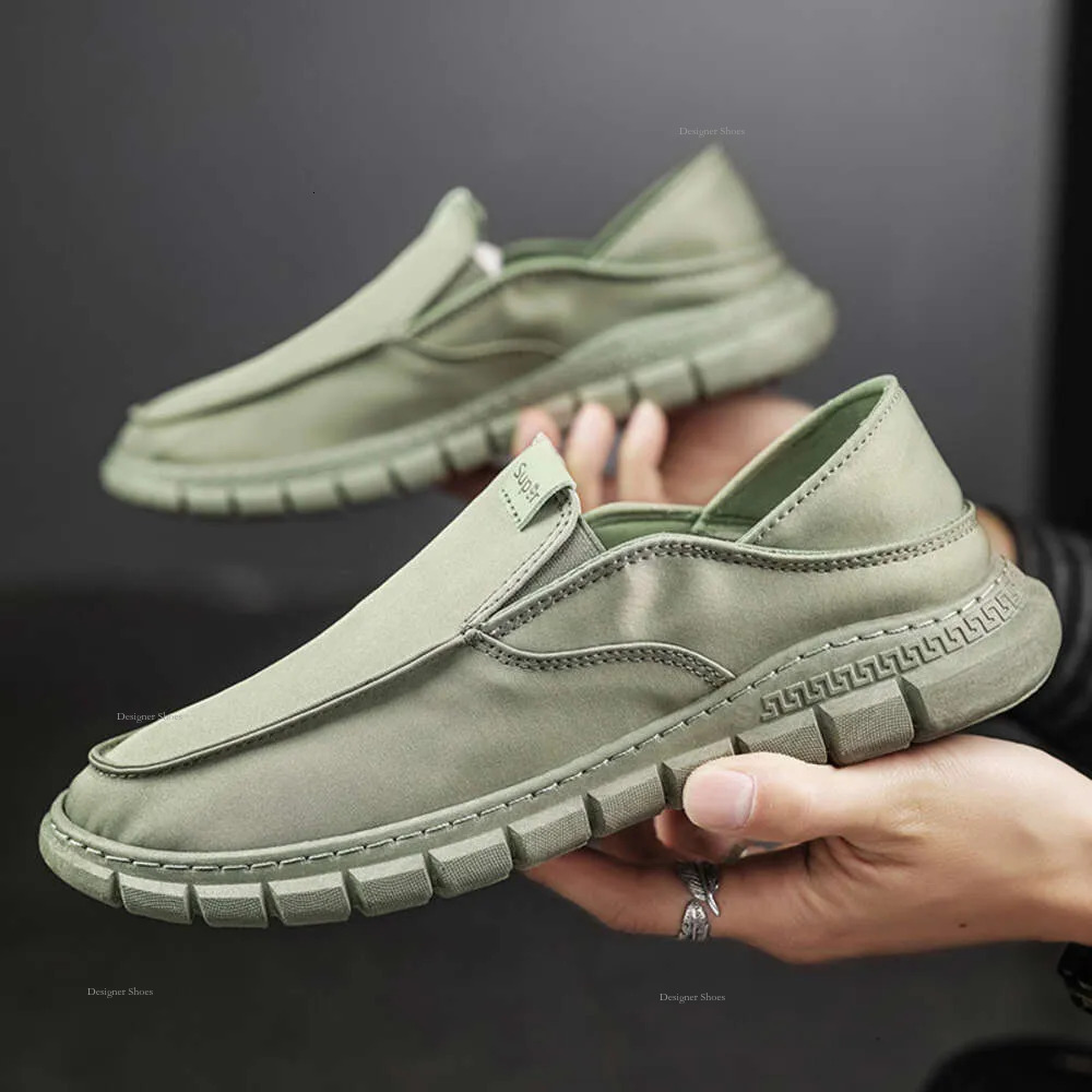 Step Old Beijing On Ice Silk Breathable 2024 Spring Korean Version Versatile Fashion Comfortable Men's Cloth Shoes