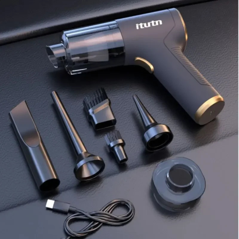 Portable Wireless Car Vacuum Cleaner Strong Suction Handheld Robot Vacuum Suction and Blowing Dual Purpose Indoor Vacuum Cleaner 240913