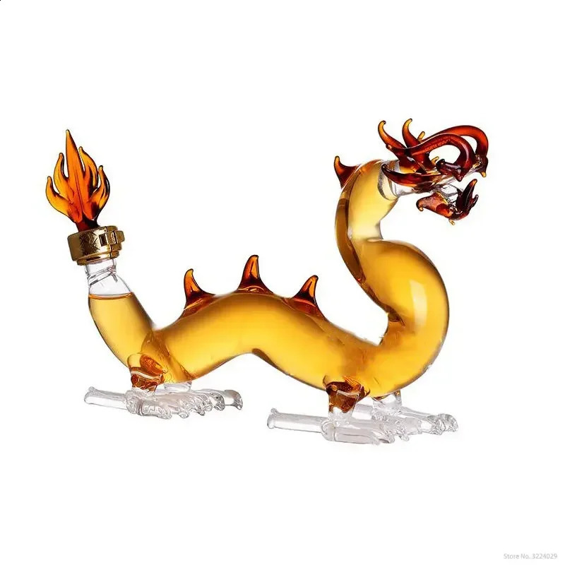Chinese Zodiac Shaped Wine Bottle Lead-Free Glass Whiskey Decanter for Liquor Scotch Bourbon Barware Gift 150ml 240913