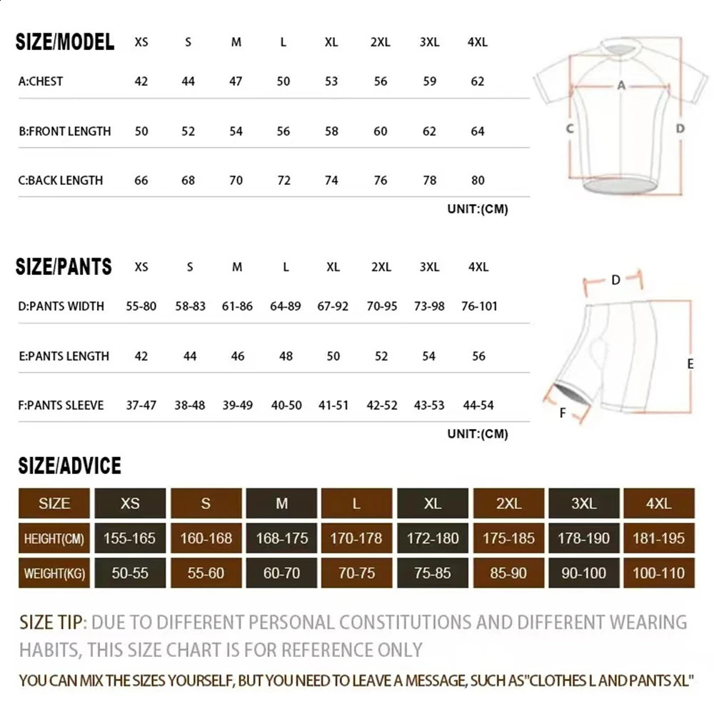 Youth cycling shirt mens summer short sleeved jersey set MTB Maillot Ropa Ciclismo clothing breathable 250410