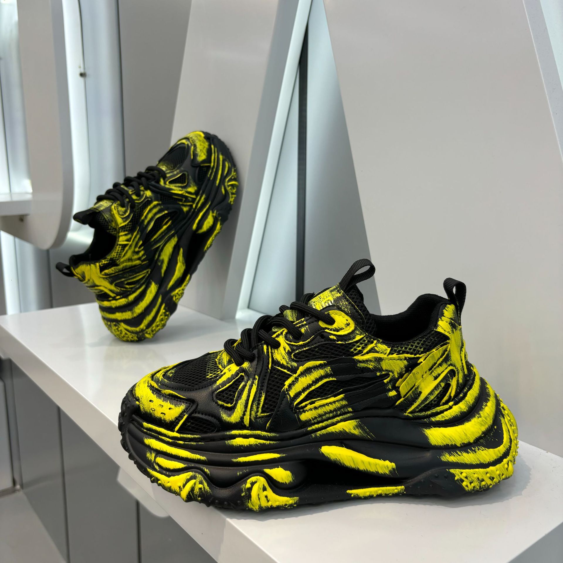 Ddmybear Autumn, New Models Increased Height Inside, Dad's With Thick Soles, Sports And Leisure Trends, Versatile Student Board Shoes Chinese Bra