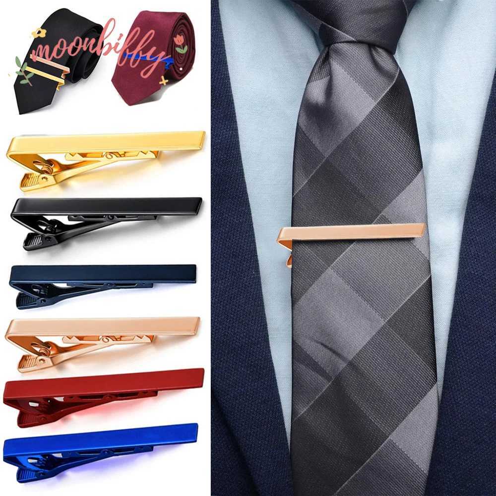 New mens stainless steel tie clip multi-color tie clip fashionable tie clip buckle bar brooch buckle jewelry gift W240914