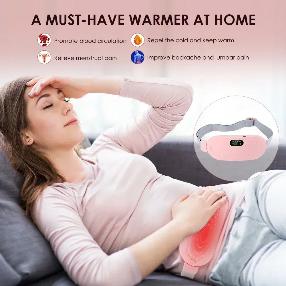 Electric cycle massager vibrating heating pad belt used to relieve pain lower back pain and abdominal warmth belt ww 240919