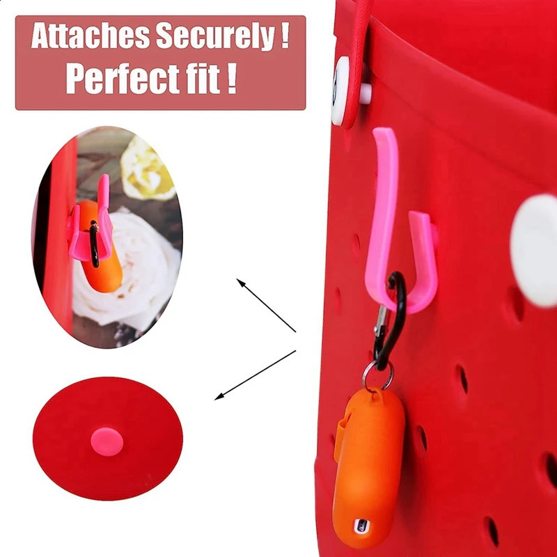 10Pcs Accessories Insert Pouch Zipper Inner Waterproof Travel Organizer For Bogg Bag Charms With Hoo 240909
