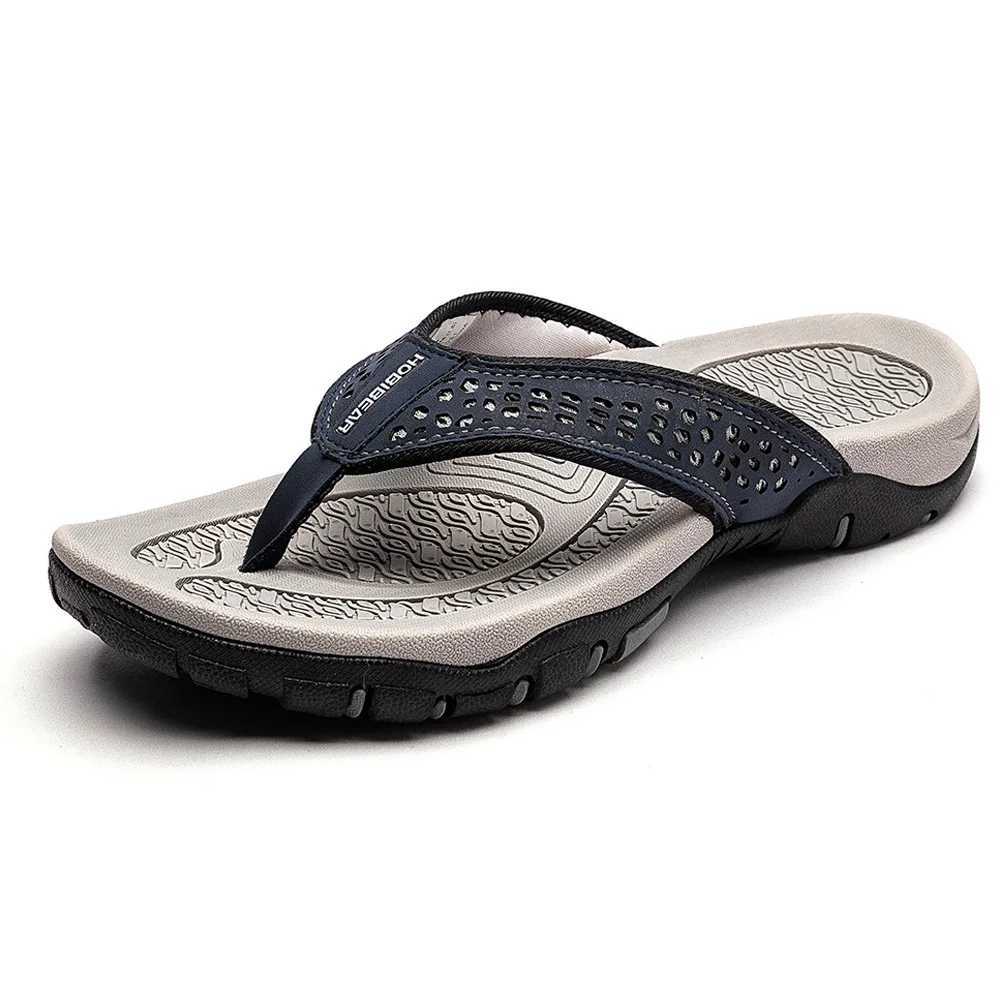 Men Flip Flops Beach Sandals Summer Man Shoes Flat Non Slip Fashion Designer Slippers Rubber Casual Shoe Zapatos M240914
