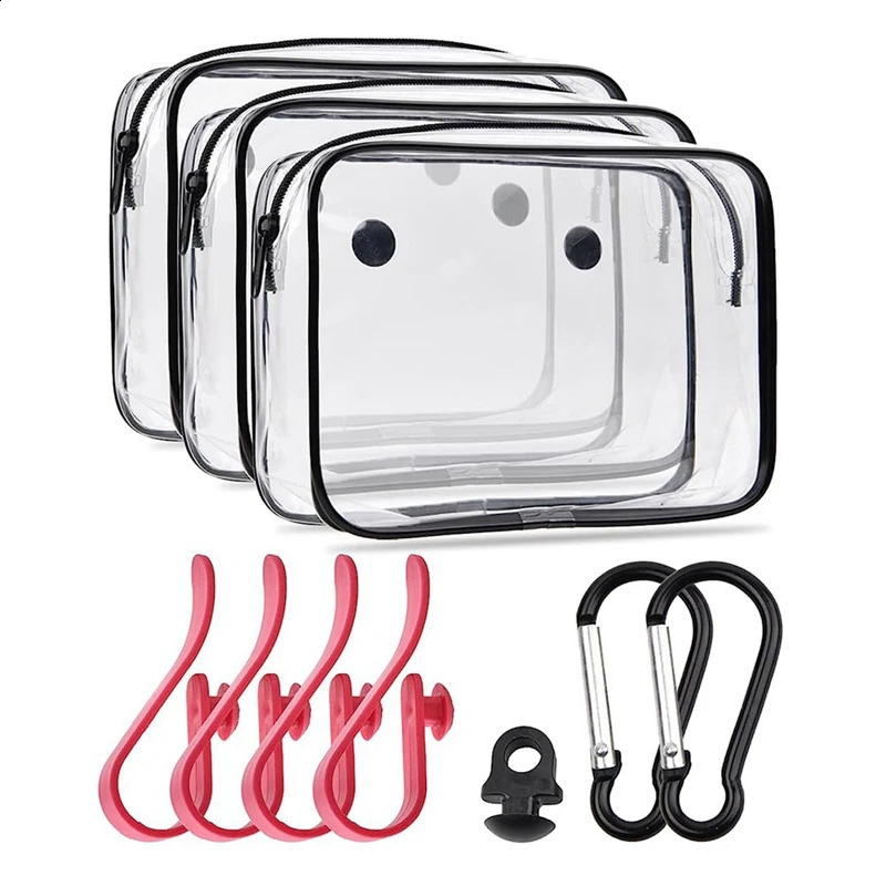 10Pcs Accessories Insert Pouch Zipper Inner Waterproof Travel Organizer For Bogg Bag Charms With Hoo 240909