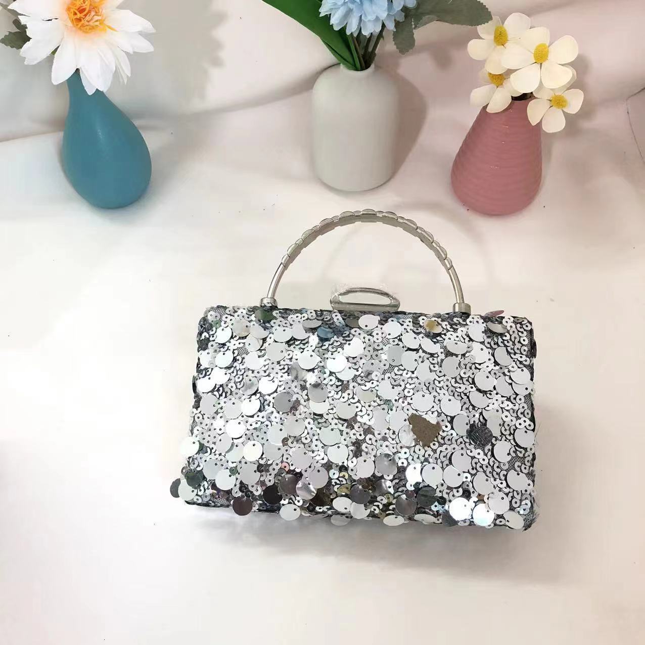 Banquet evening gown, handbag, sequin dress, personalized wedding bag, hand-held women's chain bag