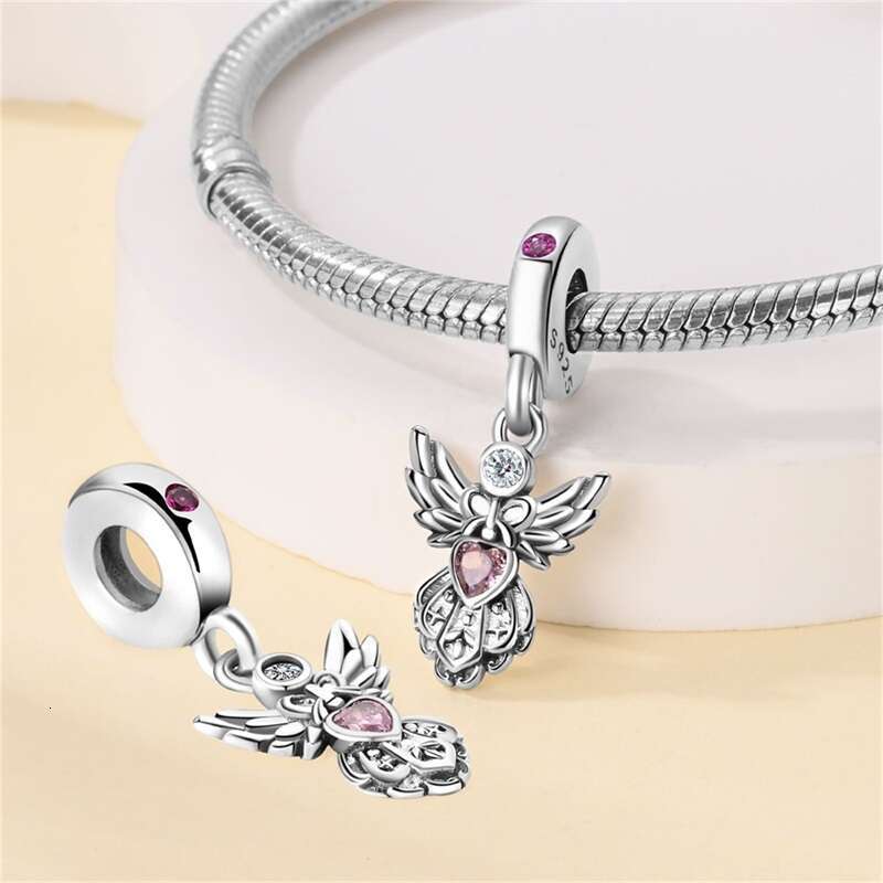925 Sterling Silver Classical Lotus Charms Beads Fit Original Bracelets DIY Romantic Valentine's Day Jewelry Gifts