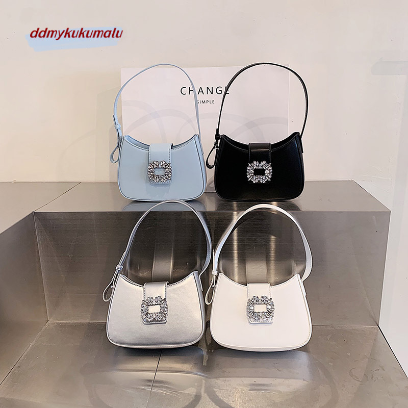 Underarm female internet celebrity, trendy bucket bag, summer new niche design, high-end single shoulder small square bag H7.22#31 kukumalu