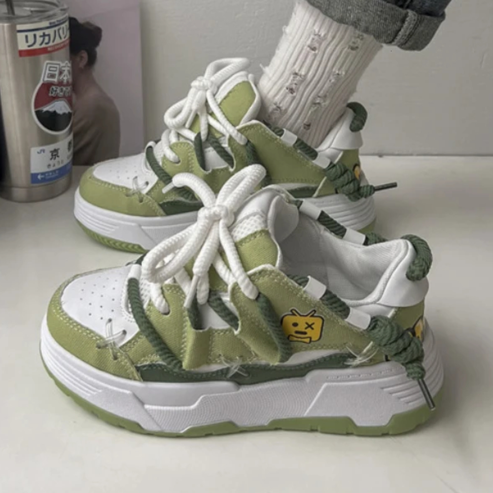 Fashion Platform Sports Women Summer New Sneakers Wide Sole Designer Shoes atos De Mujer