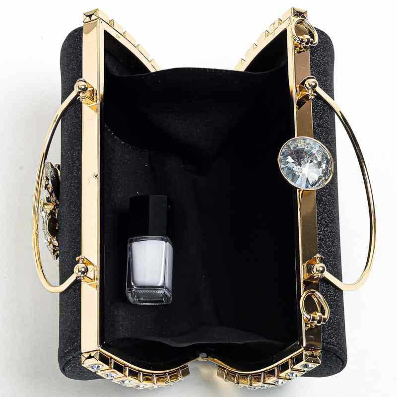 Diamond studded flower banquet formal dress, socialite women's qipao annual meeting evening dress bag, batch