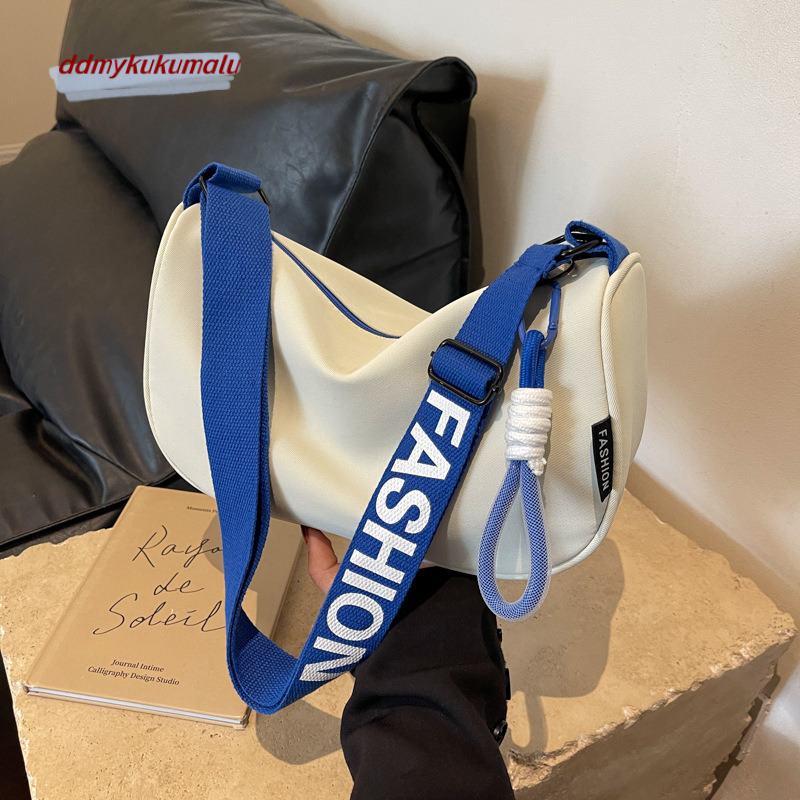 Waterproof Oxford cloth large capacity dumpling with crossbody for female niche new versatile casual sports style shoulder bag trend H7.16#13.9 ff023