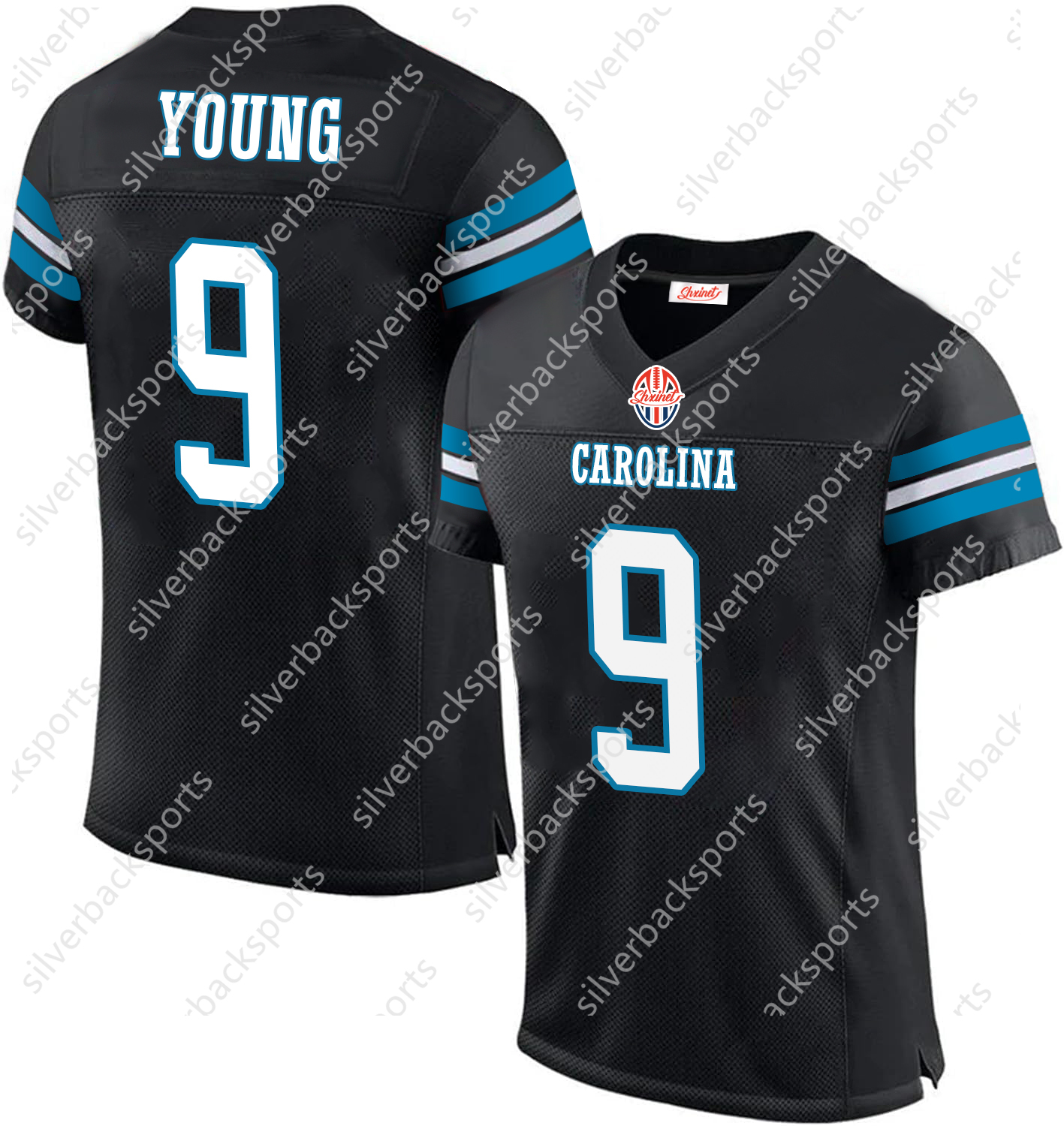 Football Jersey Chuba Hubbard Xavier Legette Jadeveon Clowney Jaycee Horn Adam Thielen Julius Peppers Luke Kuechly Steve Smith Sr. Andy Dalton Ikem Ek