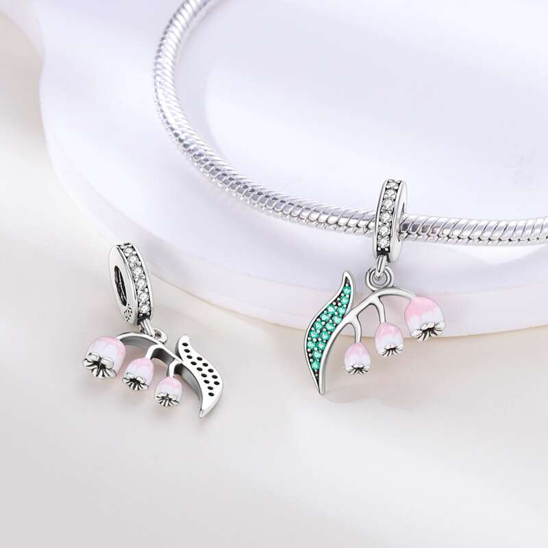 925 Sterling Silver Hourglass Cat Dog Butterfly Insect Pink Charms Bead Fit Original Bracelets Fine DIY Jewelry