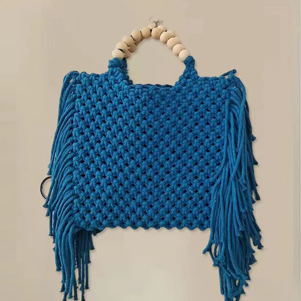 Womens hand woven cross body bag handbag 240913 4