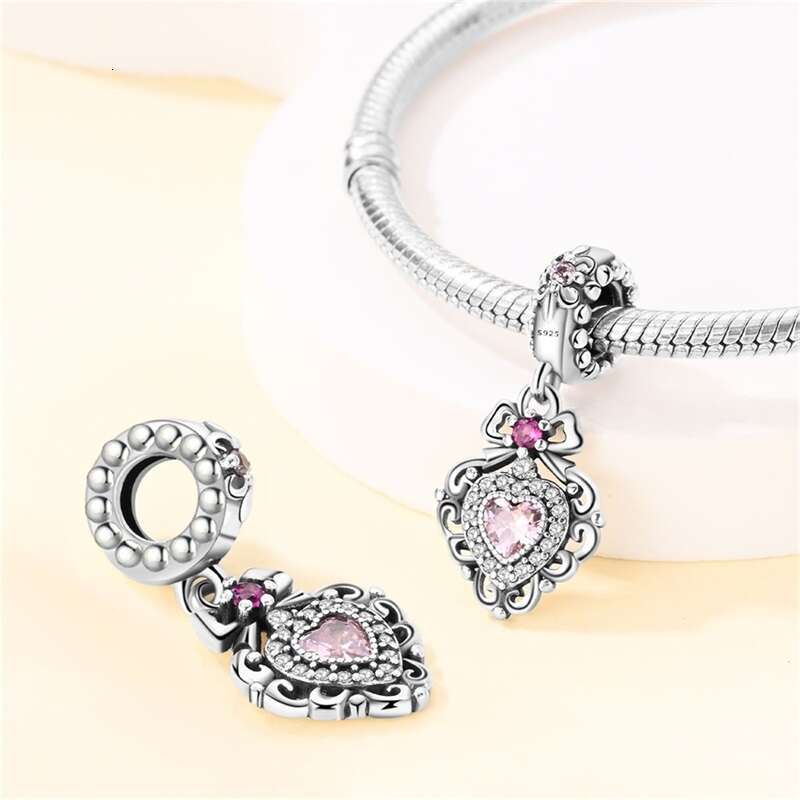 925 Sterling Silver Classical Lotus Charms Beads Fit Original Bracelets DIY Romantic Valentine's Day Jewelry Gifts