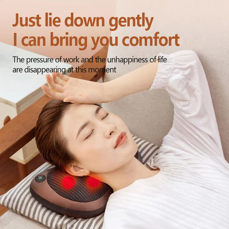 Massage Pillow Relaxation Electric Massage Shoulder and Neck Massager 240914