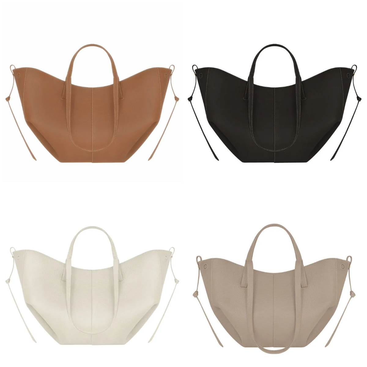 Designer Bag Cyme Bag Mini Tonca Textured Duo Shoulder Camel Numero Un Nano Ma Tote Women Cross Body Bags Lady Handbag Leather Bag Half Moon Underarm