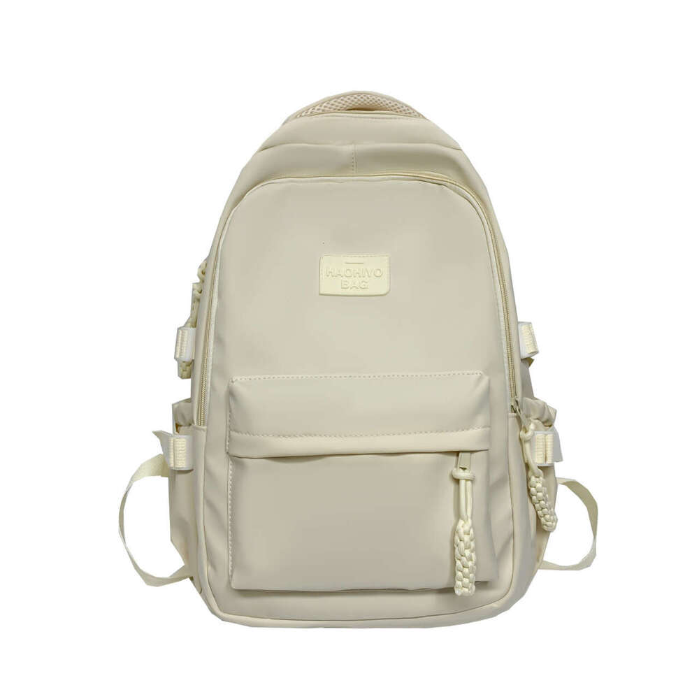 AMZZ Sang Zhi's Same Backpack Can Hold Computers, Female College Backpacks, Large Capacity, High-End Feeling, Middle And High School Students