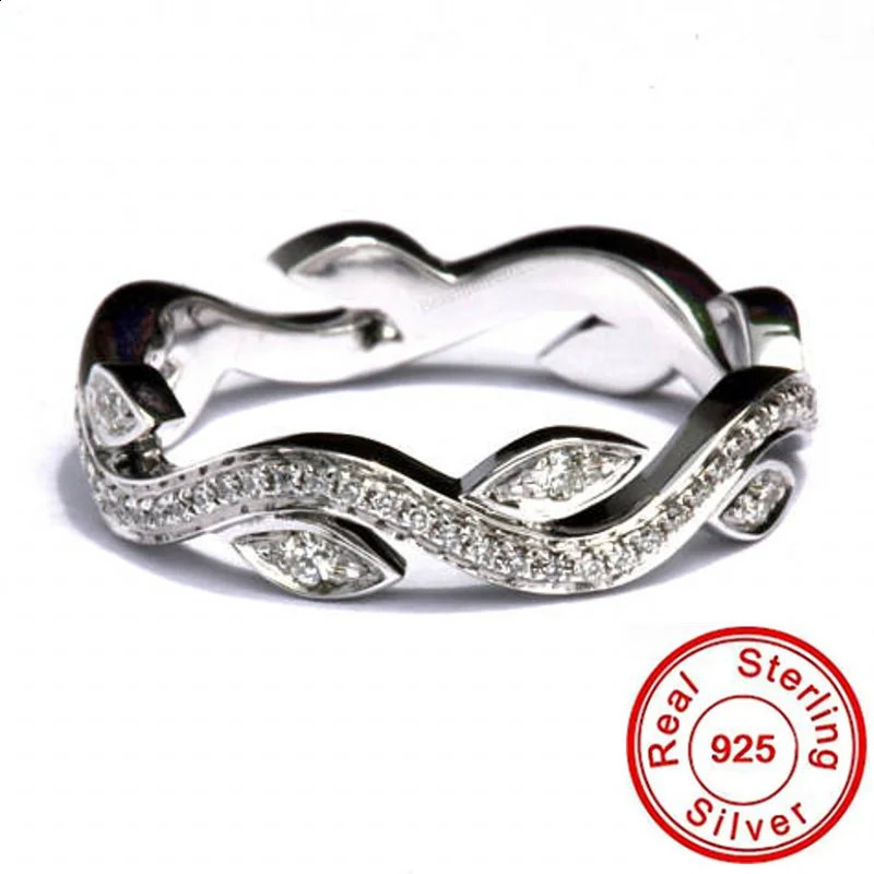21 Styles Lovers Diamond Ring 100 Real 925 sterling silver Party Wedding band Rings for Women Bridal Promise Engagement Jewelry 240906