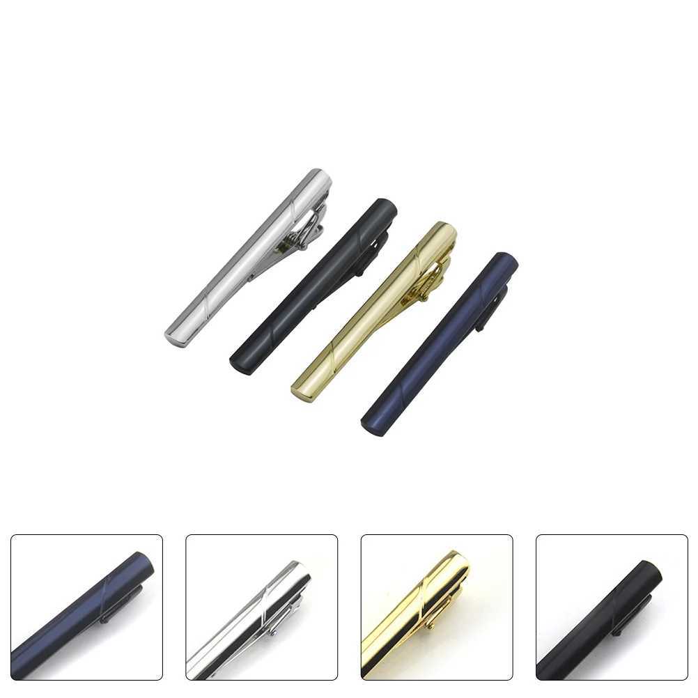 4-piece tie clip mens collar simple clip decoration ultra-thin pin clip set mens buckle metal clip sturdy clip W240914