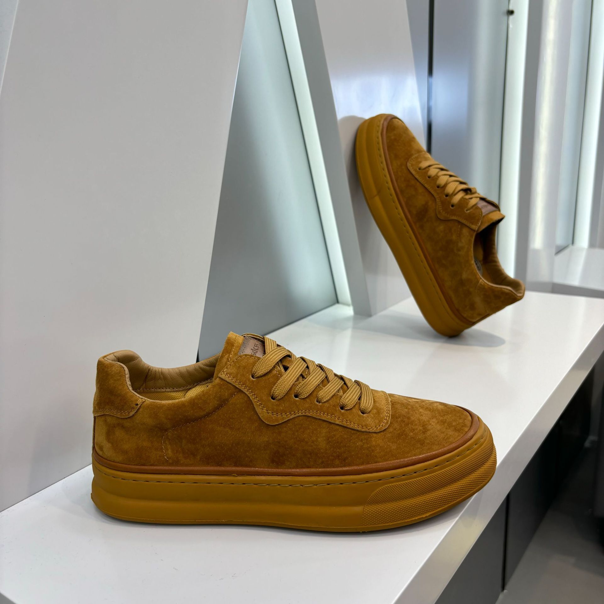 Ddmybear Men's 2024 Spring New Item Leather Versatile Casual Sole Soft Surface Comfortable Board Men's Trendy Shoes Chinese Brand Shoes F915