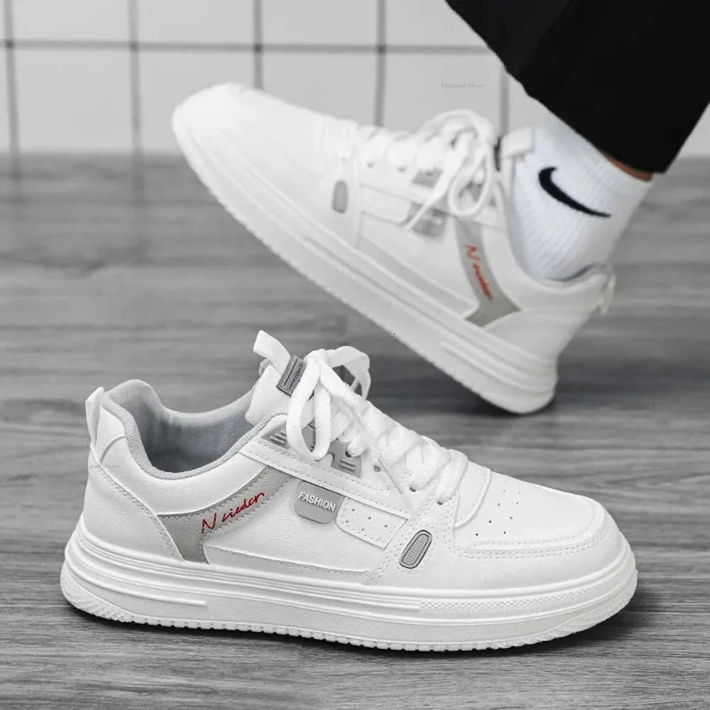 Skateboarding For Men Running Breathable Sports Board White Shoes Sneakers Comfortable Athletic Training Footwear Platform
