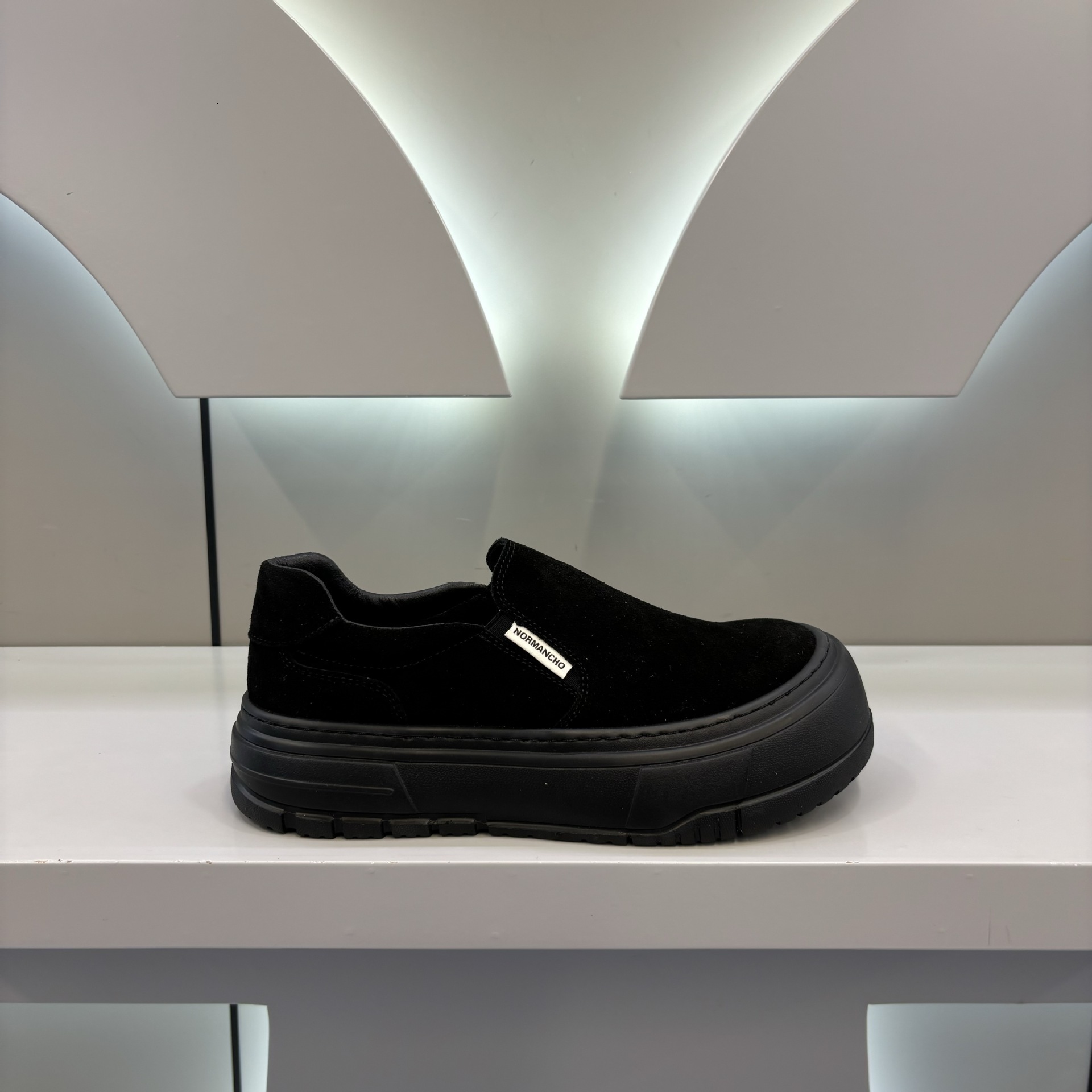 Ddmybear Real Leather Autumn Style,Men's Thick Soled, Lightweight, Big Toe Comfortable, Breathable, Casual Board Shoes, Lazy Shoes Chinese Brand 
