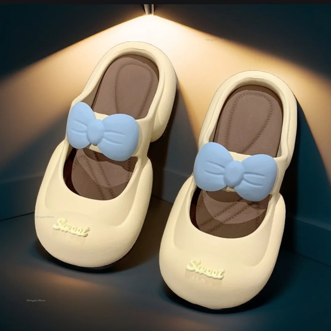 New Cotton GAI Slippers Plush Slippers Women Non-Slip Comfort Pink Blue Brown Purple Cartoon Pattern Slippers Size36-41