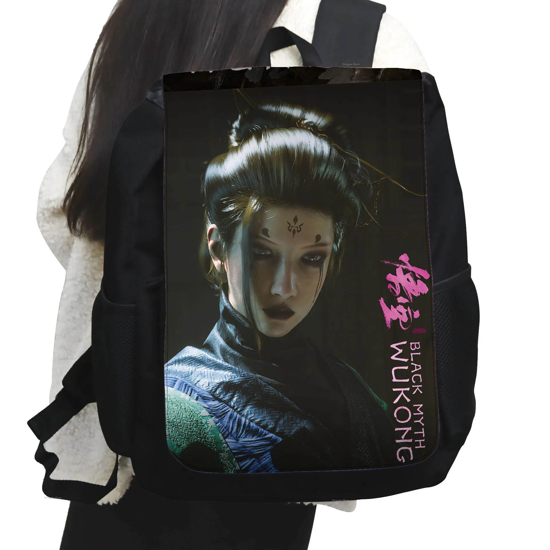 WUKONG Black Myth 3A Game Peripheral Large Capacity Printed Backpack Versatile Backpack