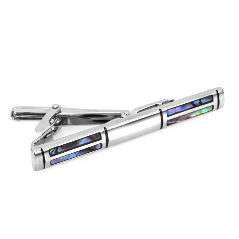 New copper material shell pattern tie clip fashion brand mens wedding tie clip clothing accessories wholesale W240914