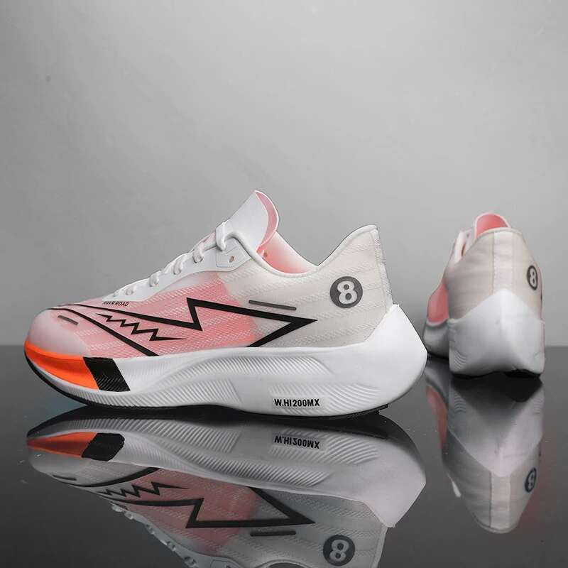 Carbon Plate Marathon Air Cushion Men Sports Running Shoes Breathable Lightweight Women's Comfortable Athletic Training Sneakers free shipping sh