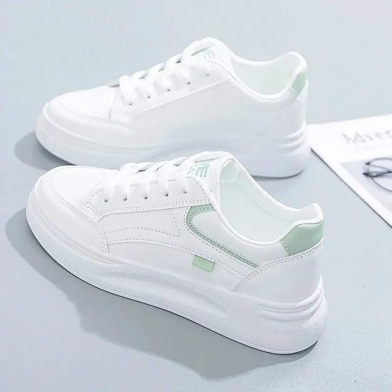 Fashion Women's Summer Thick Sole White Spring Autumn Breathable Platform Tennis Woman Runing Shoes Female Casual Sneaker