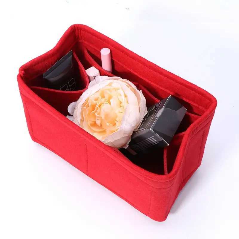 Premium Quality Felt Insert Bag Organizer Travel Inner Purse Portable Cosmetic Bags Storage Tote Makeup Handbag Z240914