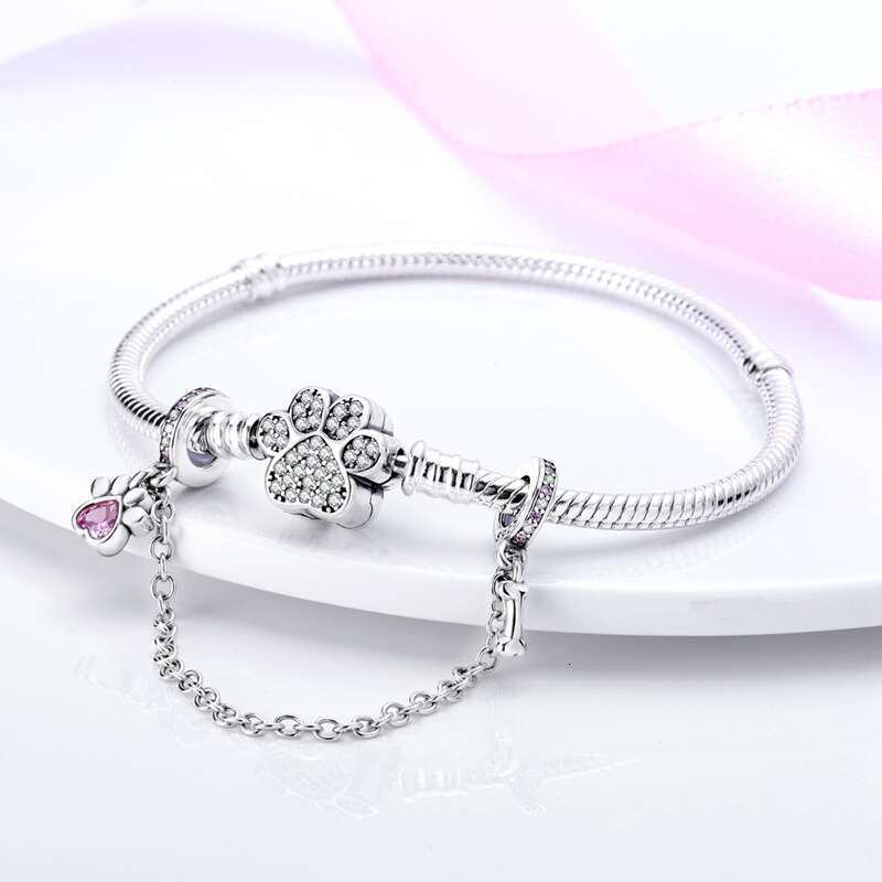 925 New in S Sterling Silver Butterfly Clover Charm Beads Fit Bracelet DIY Pendant Woman Jewelry making gift 2023 HotSale