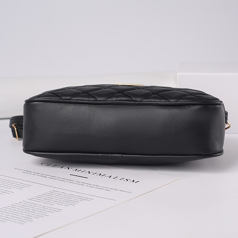 Trendy 2024 New PU Crossbody Versatile Women's One Shoulder Small Square Bag