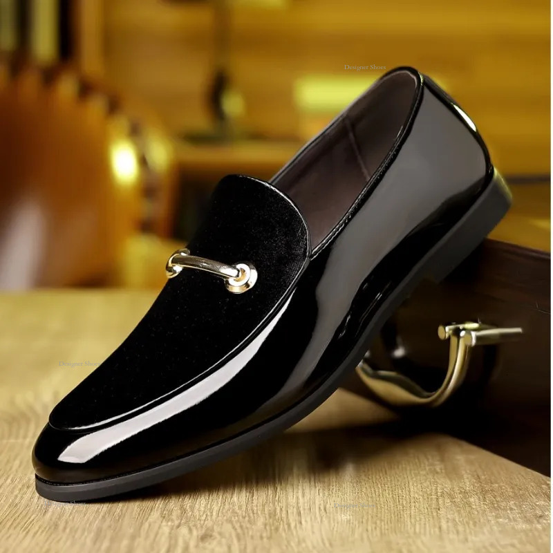 Leather Shoes Oversized For Men's Formal Wear Business Pointed Casual British Wedding Shoes Free Of Shipping mal