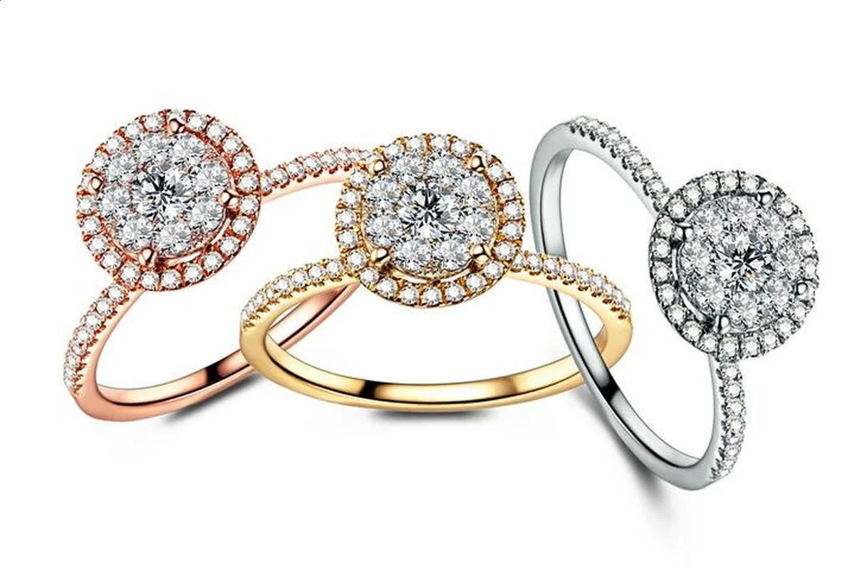 21 Styles Lovers Diamond Ring 100 Real 925 sterling silver Party Wedding band Rings for Women Bridal Promise Engagement Jewelry 240906