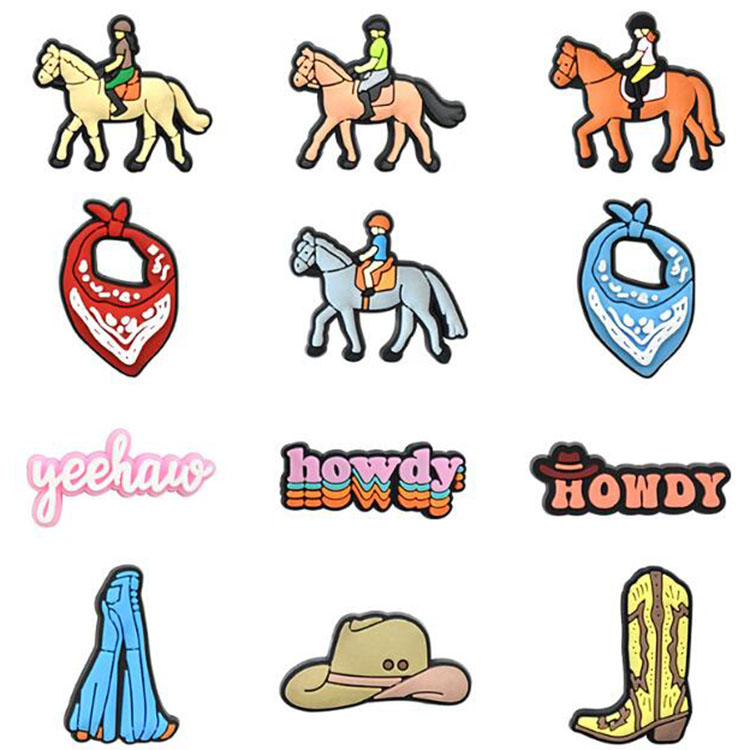 moq 100pcs shoe part accessories muti styles garden shoecharms buckle clog charms cow cartoon shoe decoration flowers
