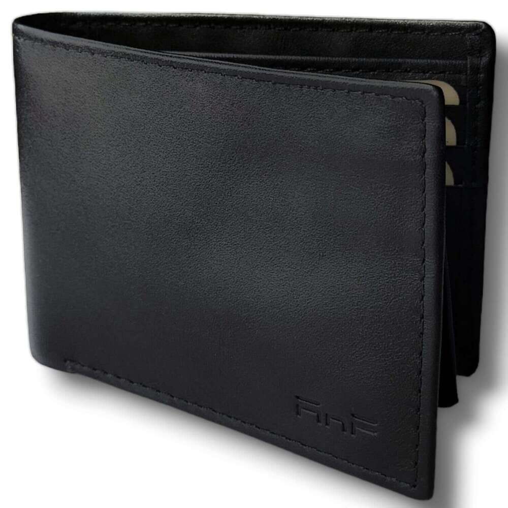 AMZZ Short with 30% discount, genuine leather, soft men's wallet, large capacity anti-theft brush, cowhide coin wallet