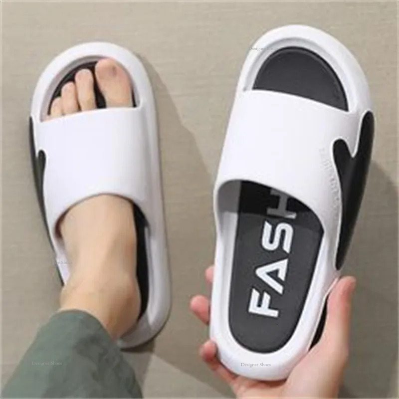 Men Slippers For Wearing On The Outside In Summer With A Feeling Of Stepping On Feces And Thick Soles That Prevent Slipping Men nd