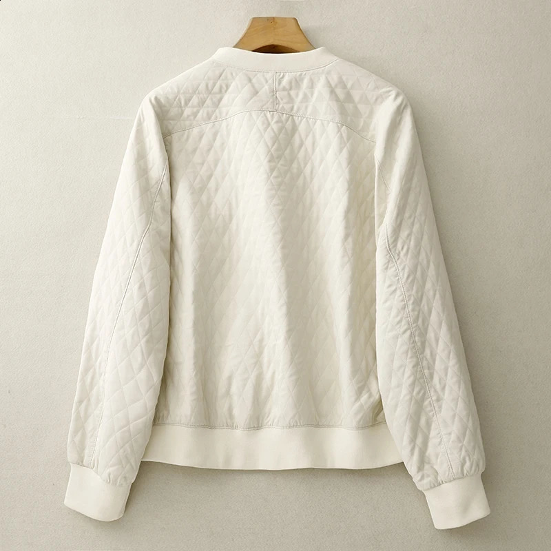 Lingge long sleeved short cardigan womens autumn item Korean loose plus size fashionable Western casual jacket top 240906
