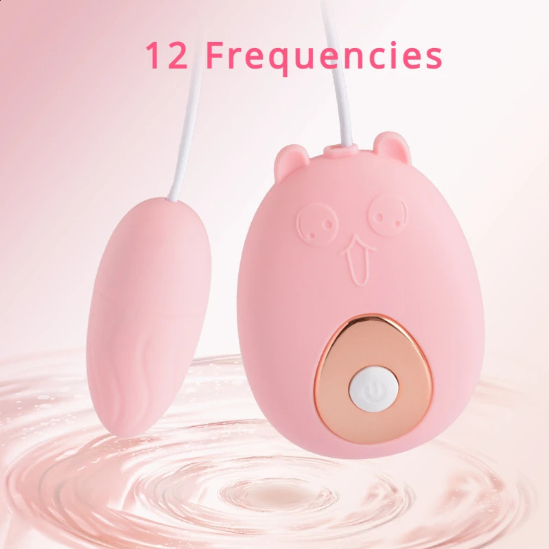 12 Modes Mini Vibrator Speeds Sex Toys Female Vibrator Egg G Spot Stimulator Dildo Vibrating Vagina Balls Adult Goods for Women 240904
