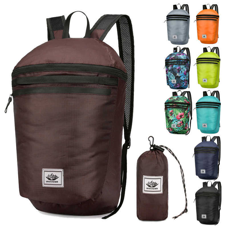 CMM Folding Bag Mens Colorful Outdoor Backpack Large Capacity Lightweight Versatile Travel Outdoor Cycling Sports Backpack