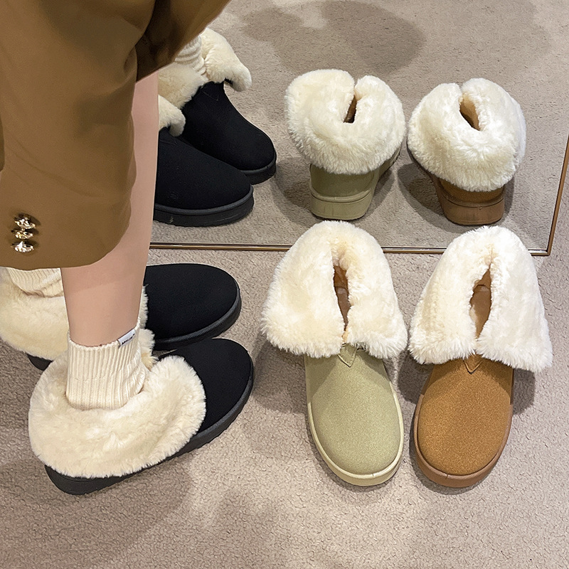 Women's Winter Boots: Warm, Stylish, Thick Sole, Comfort, Sizes 35-41 7887