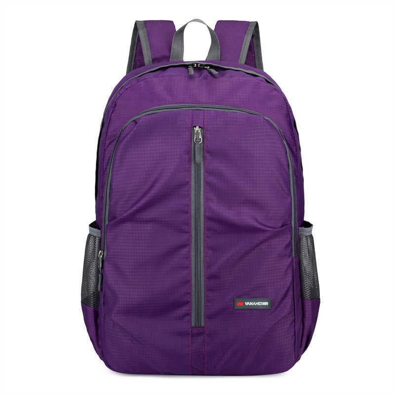 CMM Summer Backpack Outdoor Leisure Sports Backpack Lightweight Large Capacity Folding Bag